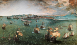 Bruegel, Zicht op de baai van Napels
