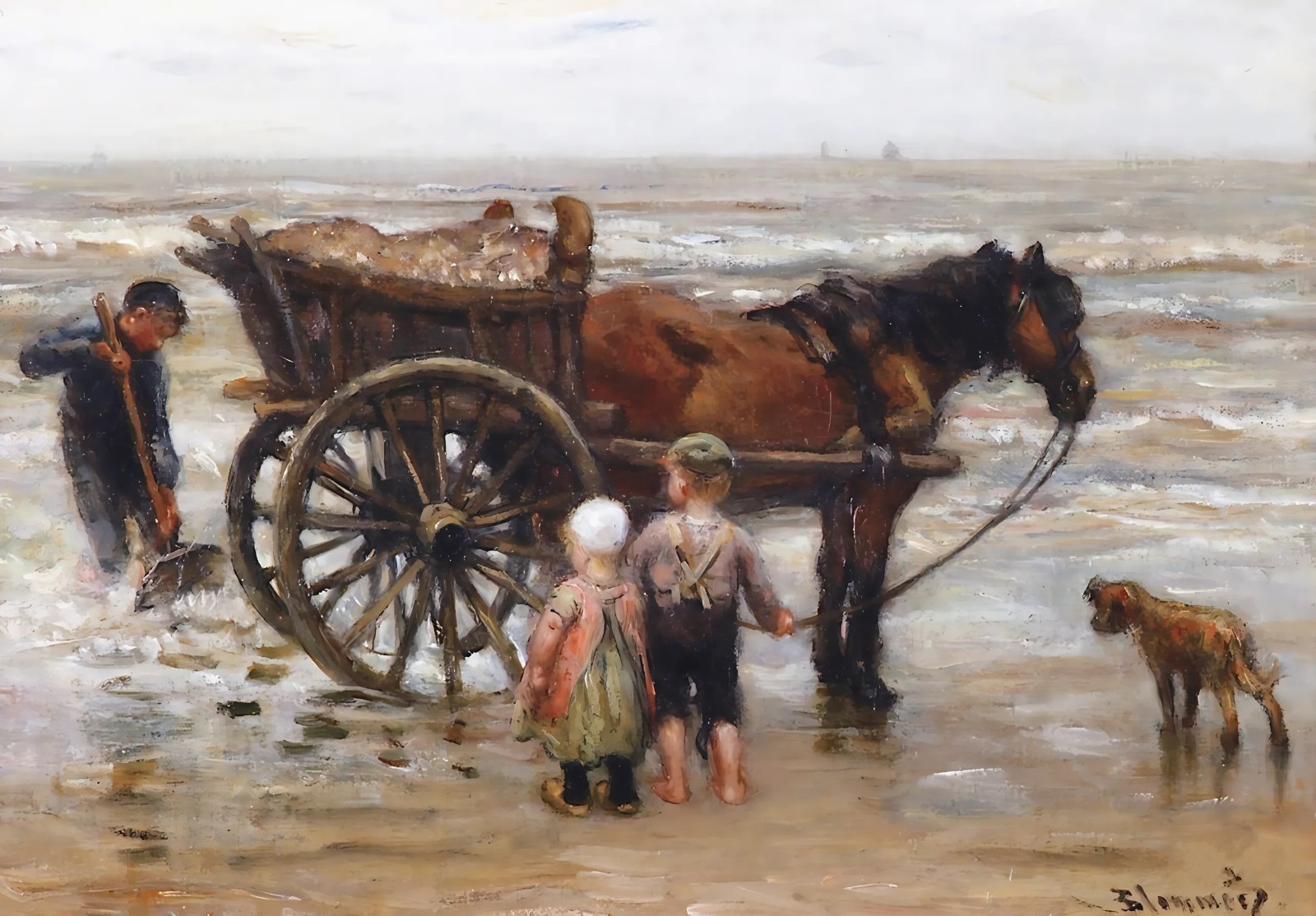 Blommers, Schelpenvissers