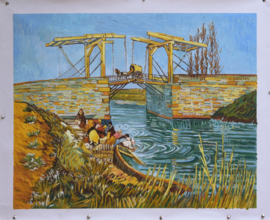 Van Gogh, Ophaalbrug van Arles met wassende vrouwen