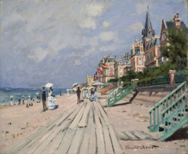 Monet, Het strand van Trouville