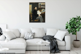 Manet, Portret van Emile Zola
