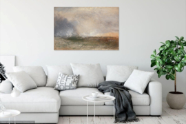 Turner, Stormachtige zee, brekend op de kust
