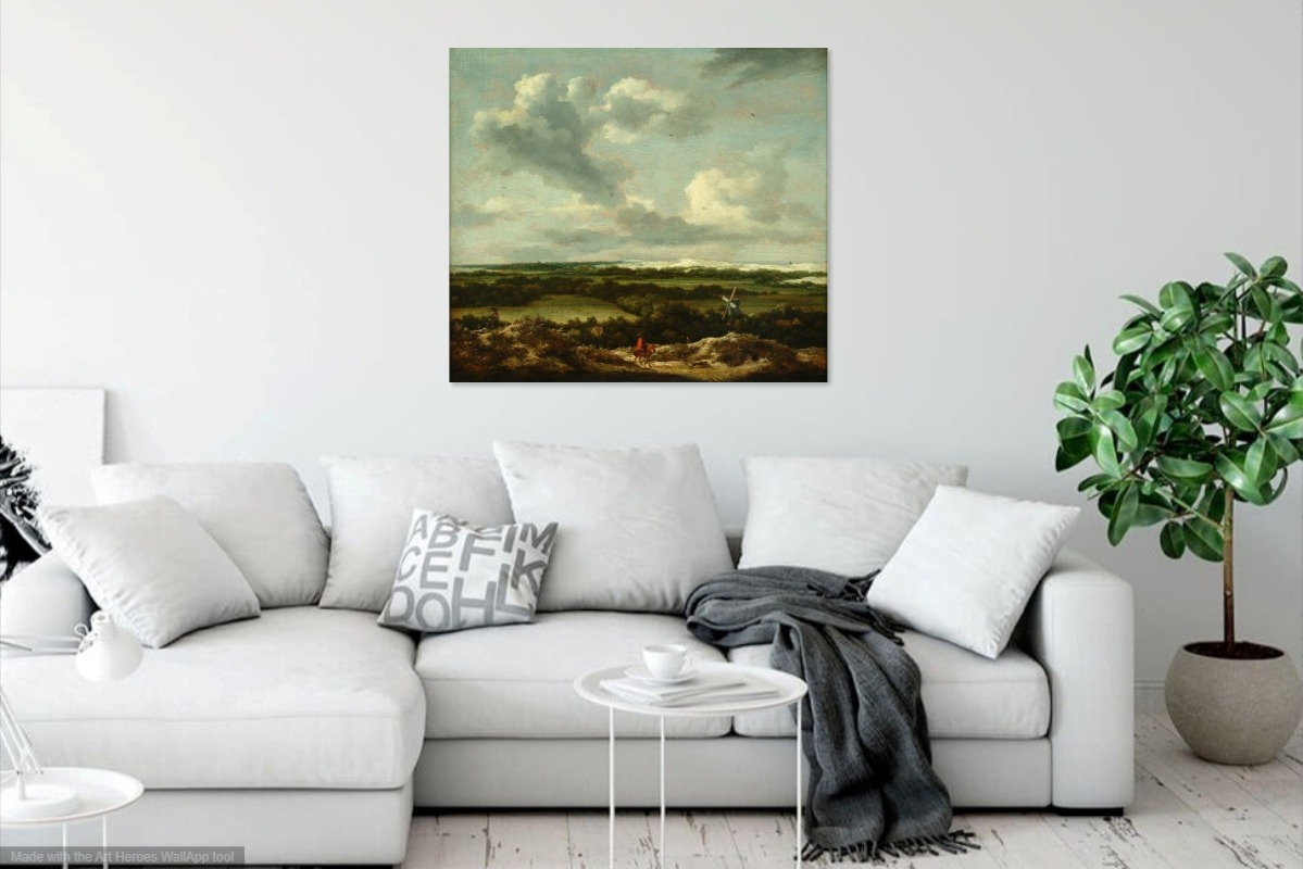 Van Ruisdael, Duinlandschap met konijnenjacht