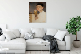 Mankes, Zelfportret met uil