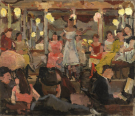 I. Israëls, Café chantant in de Nes te Amsterdam