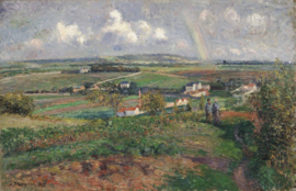 Pissarro, De regenboog, Pontoise