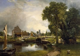 Constable, Dedham sluis en molen