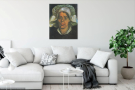Van Gogh, Hoofd van een boerin met witte kap