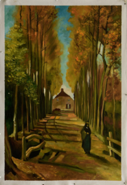 Van Gogh, Populierenlaan in de herfst