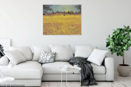Van Gogh, Graanveld bij zonsondergang