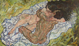 Schiele, De omarming (liefdespaar 2)
