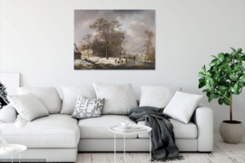 Schelfhout, Winterlandschap met knoestige eiken
