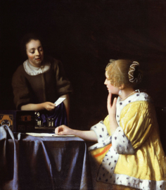 Vermeer, Dame en dienstbode