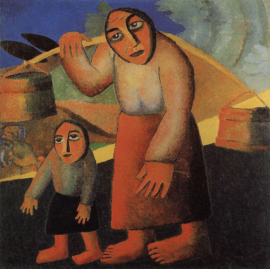 Malevich, Boerenvrouw met emmers