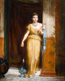 Waterhouse,  De spinnende vrouw (la Fileuse)