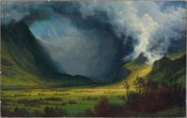 Bierstadt, Storm in de bergen
