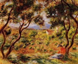 Renoir, De wijngaarden van Cagnes