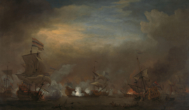 Van de Velde, De zeeslag bij Kijkduin