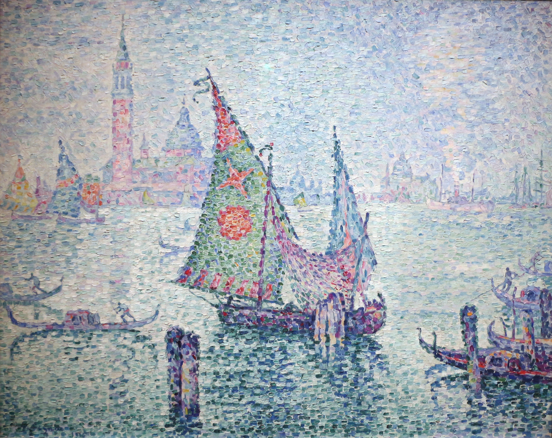 Signac, het groene zeil (Venetie)