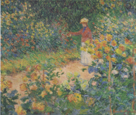 Monet, In de tuin in Giverny