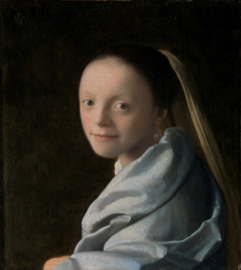 Vermeer, Portret van een jonge vrouw (meisjeskopje)