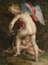 Rubens, Cupido maakt zijn boog