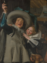 Hals, Jonge man en vrouw in een herberg