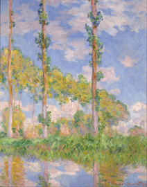 Monet, Populieren in de zon