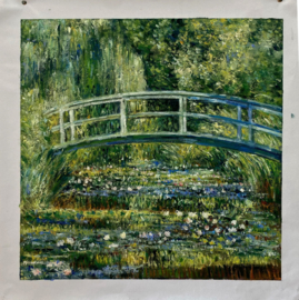 Monet, Waterlelievijver met Japanse brug