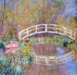 Monet, De Japanse brug in de tuin van Monet
