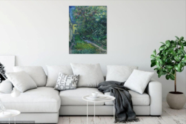 Van Gogh, De tuin van de inrichting in Saint-Remy