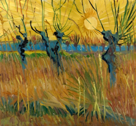 Van Gogh, Knotwilgen bij zonsondergang