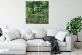 Monet, Waterlelievijver met Japanse brug