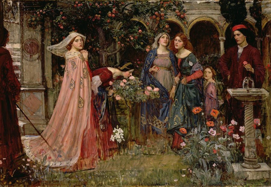 Waterhouse, De betoverde tuin