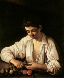 Caravaggio, Fruitschillende jongen