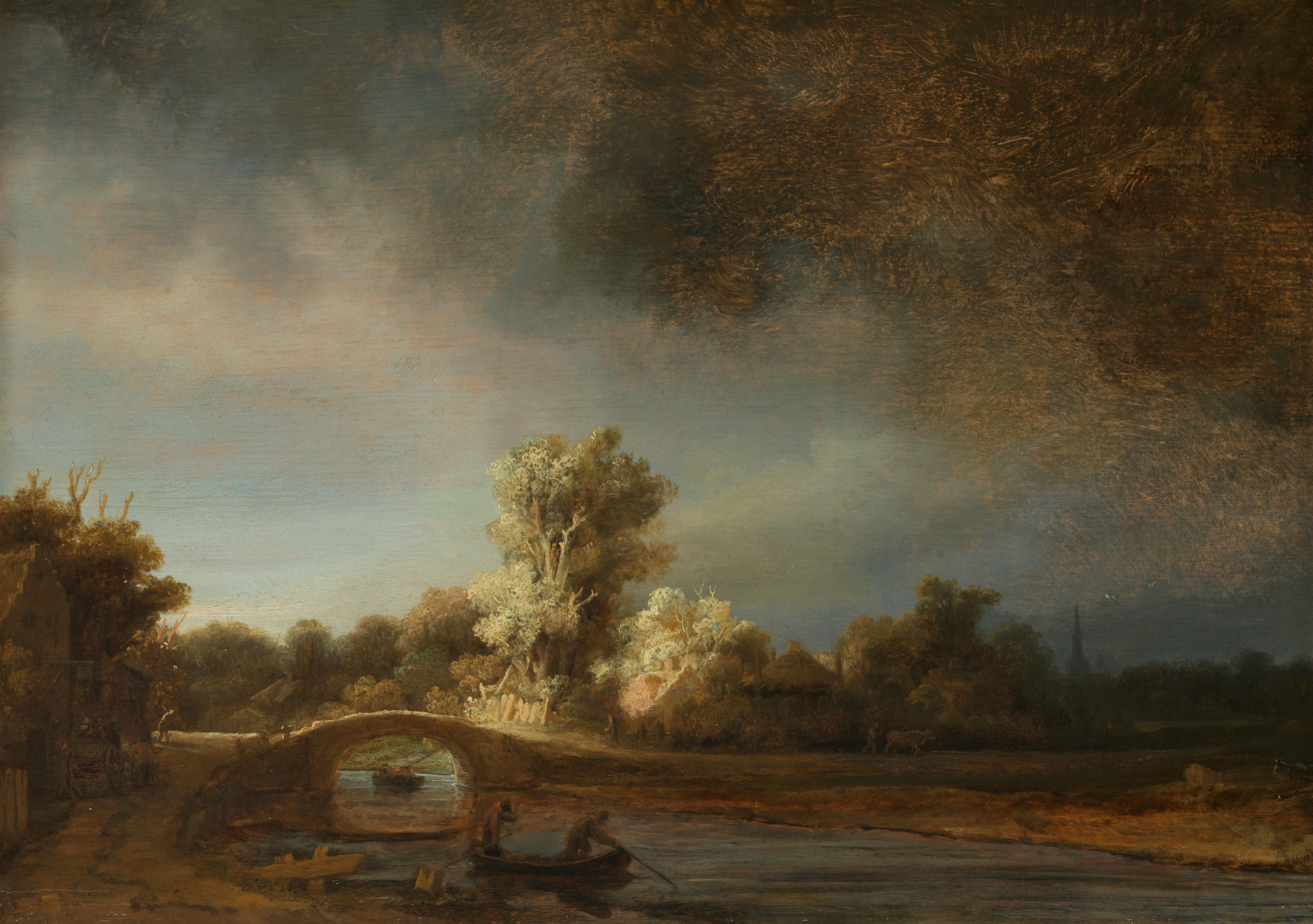 Rembrandt, De stenen brug