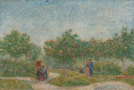 Van Gogh, Tuin met geliefden, Square Saint-Pierre