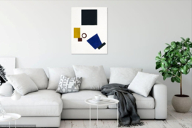 Malevich, zelfportret in twee dimensies