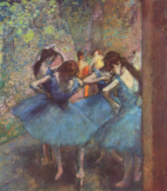 Degas, De blauwe danseressen