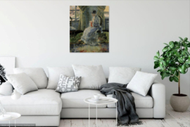 Ensor, De dame in het blauw