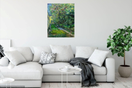 Van Gogh, De tuin van de inrichting in Saint-Remy