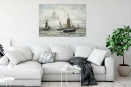 Mesdag, Bomschuiten gereed voor vertrek