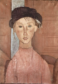 Modigliani, Meisje met hoed