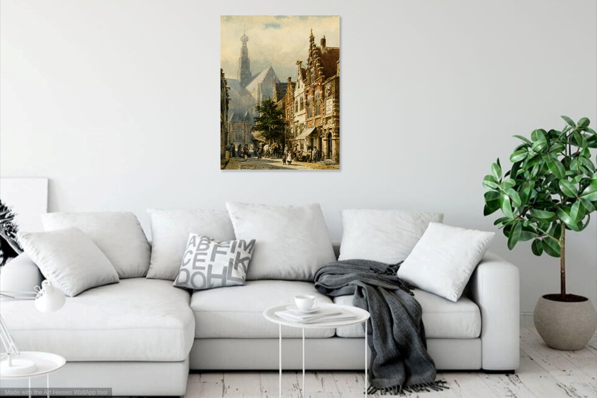 Springer, Veel figuren in de straten van Haarlem