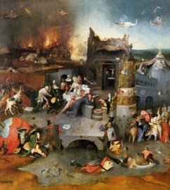 Bosch, Verzoeking van de Heilige Antonius (middenpaneel)