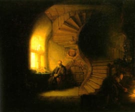 Rembrandt, Mediterende filosoof