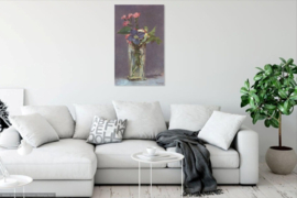 Manet, Bloemen in een kristallen vaas