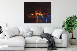Van Aelst, Fruit stilleven met een slak