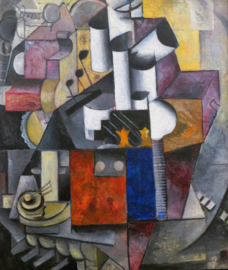 Malevich, Lamp en muziekinstrumenten