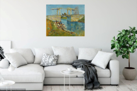Van Gogh, Ophaalbrug van Arles met wassende vrouwen